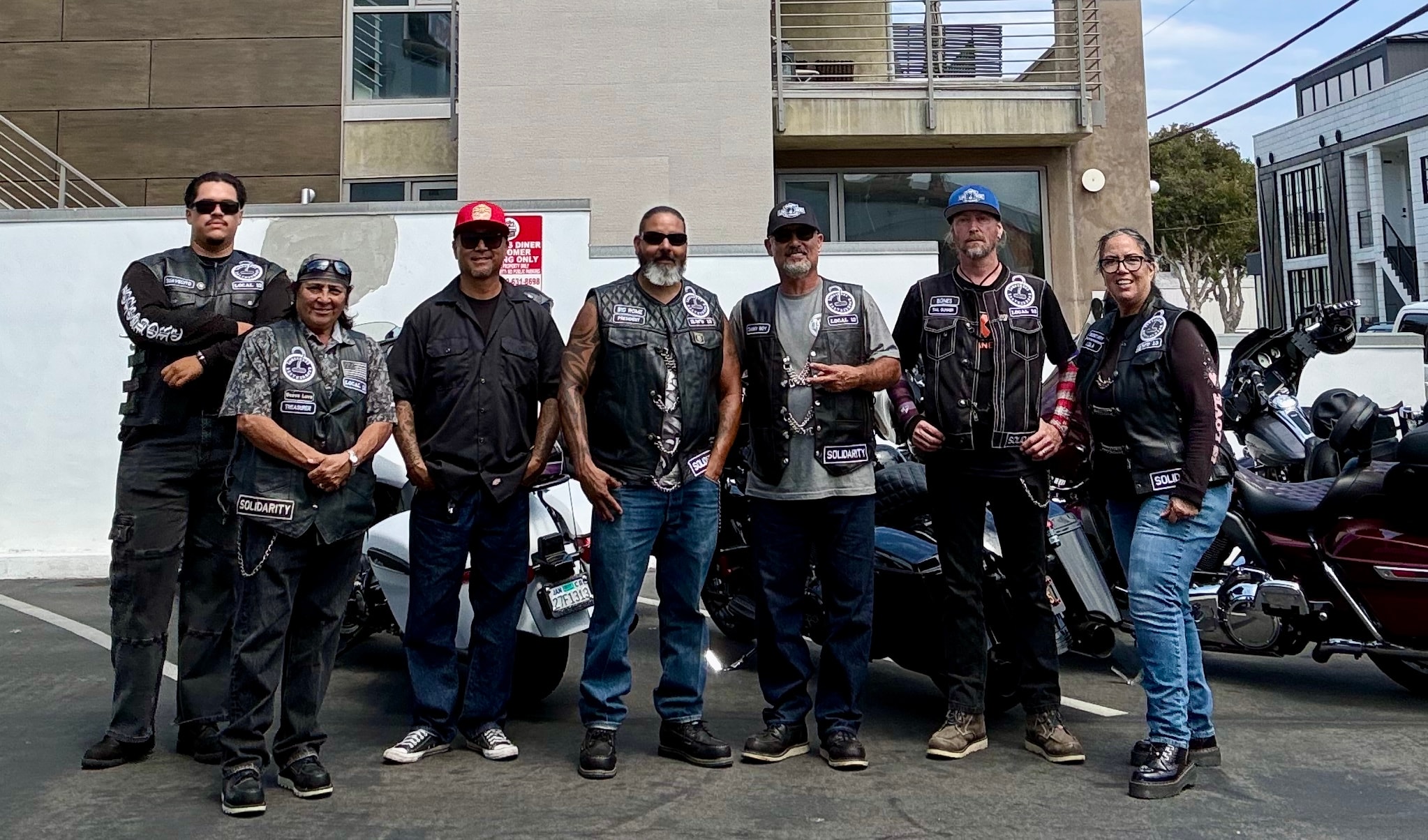 Longshore Brotherhood motorcycle parade
